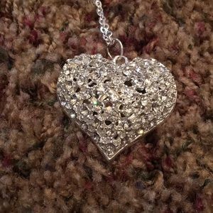 Rhinestone heart
